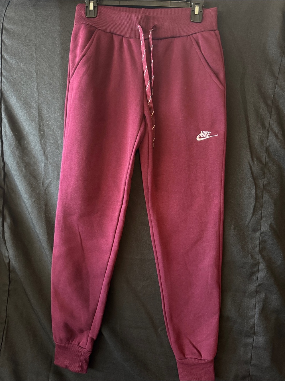 Nike Kids Burgundy Jogger Sweatpants